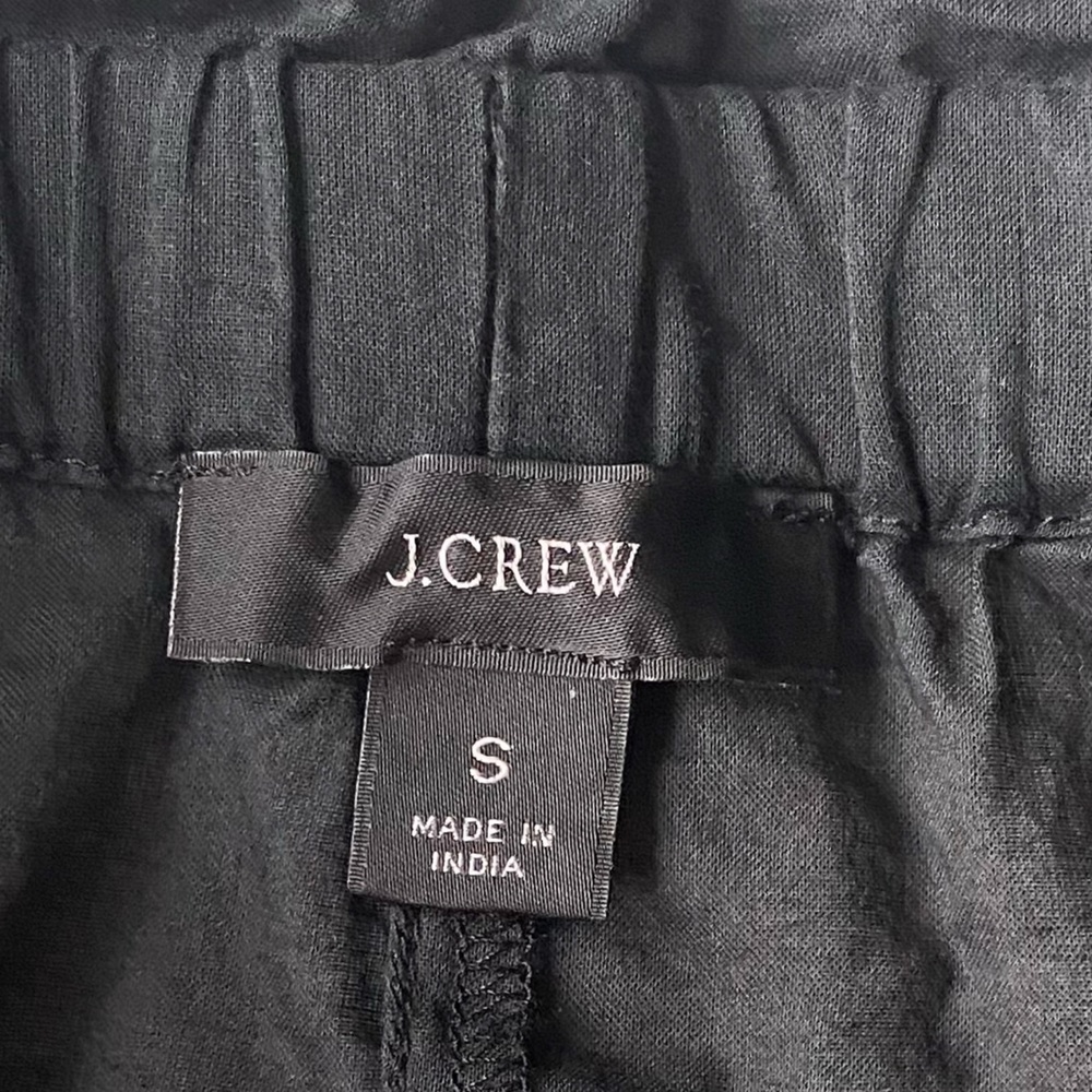 J Crew Cotton voile ruffle beach short black small - Picture 8 of 15